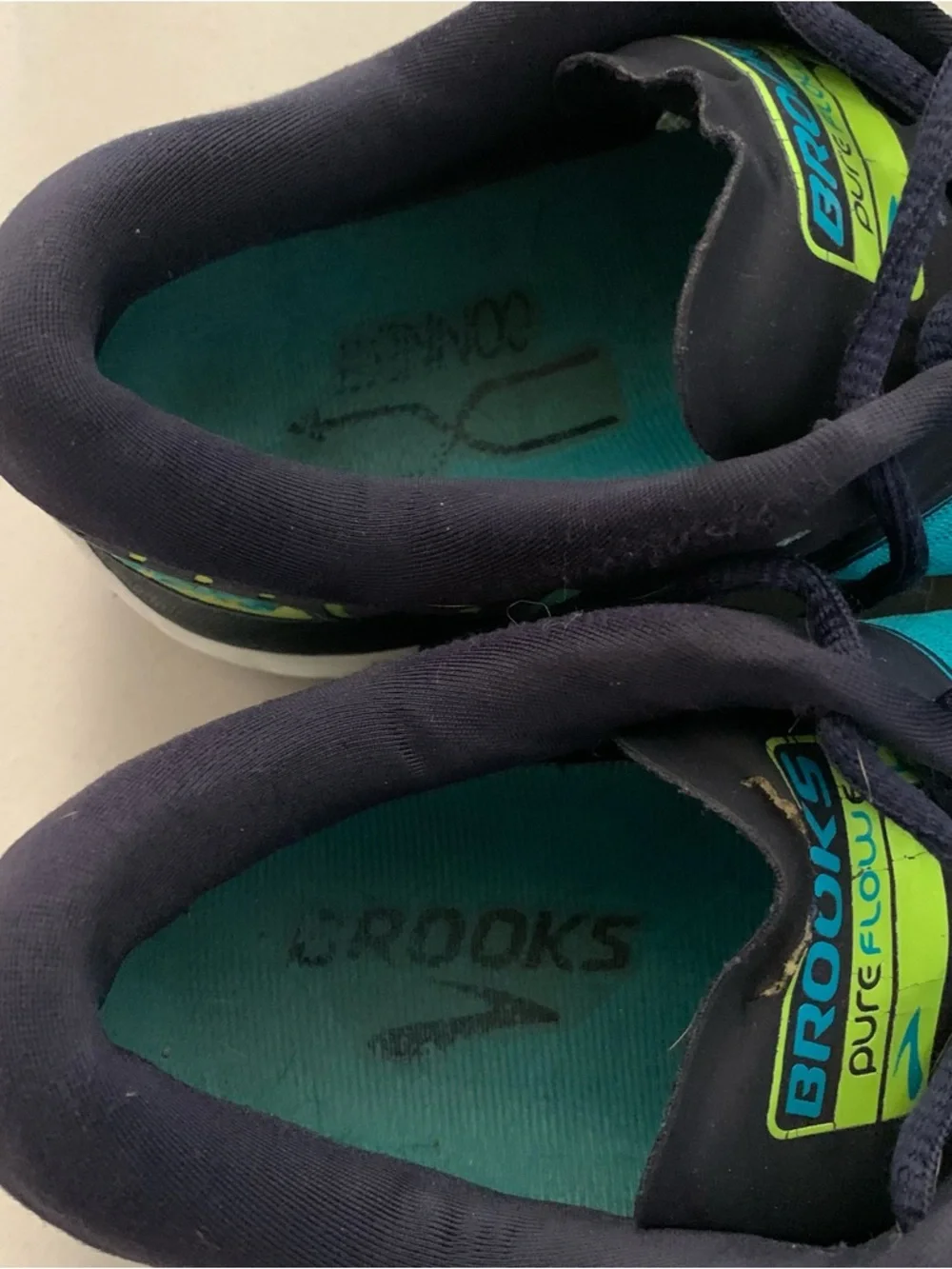 Brooks PureFlow 6 Women's Size 8.5  B (Medium) Road Running Shoes Teal Navy